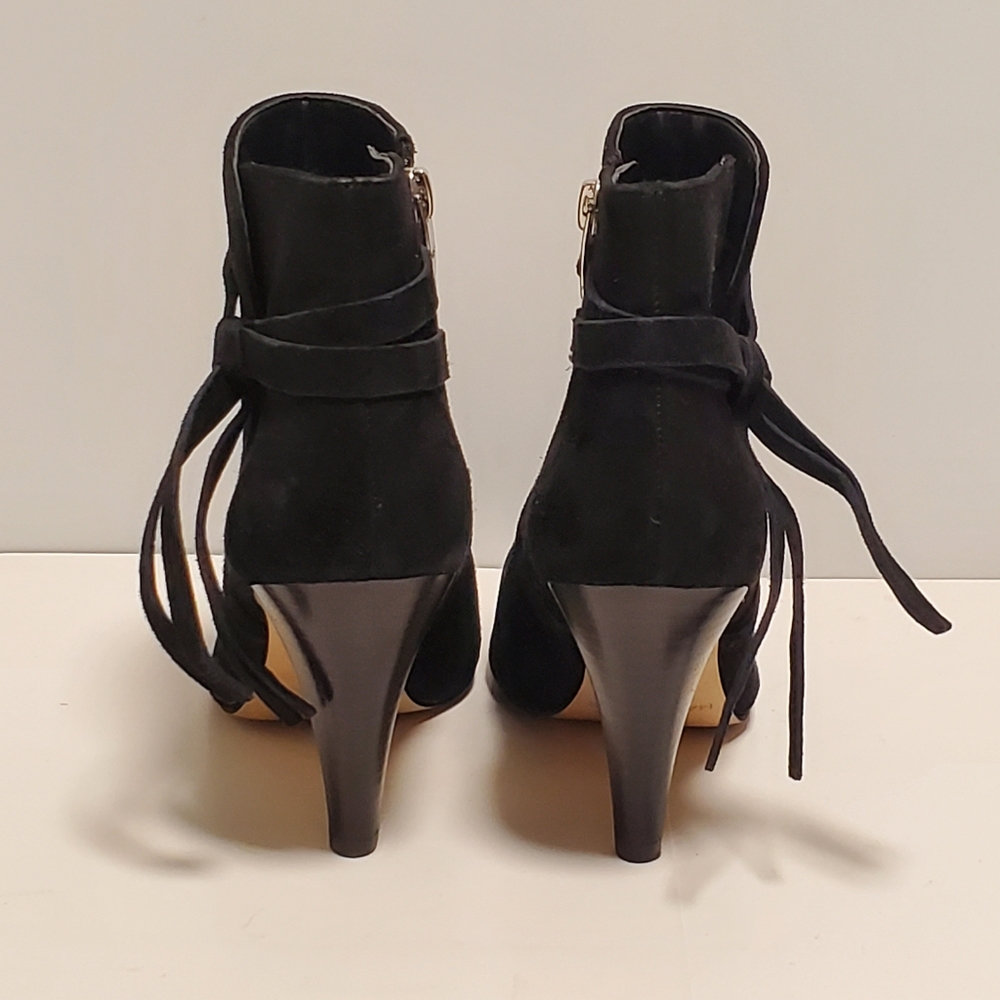 Marc Fisher Womens sz 5.5 M Ankle Boots Pointed Toe Suede Stiletto High Heels - Picture 4 of 10
